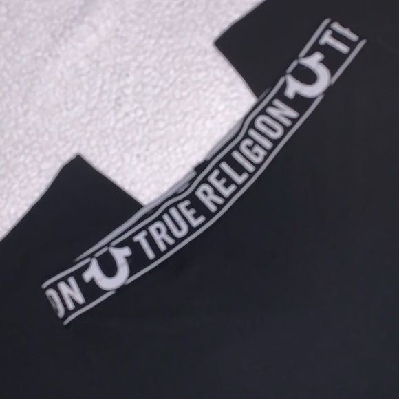 RE WORKED “TRUE RELIGION” HIGH WAIST WIDE LEG CROP PANTS - Picture 8 of 10